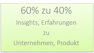 Social Media Redaktion, die 60;40 Regeln für die Themen